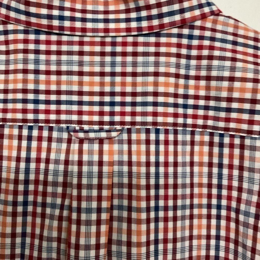 IZOD   MEN Plaid Shirt - Red and Blue. SIZE XXL - Picture 7 of 7